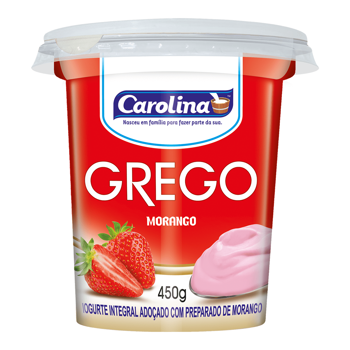 IOGURTE CAROLINA 450G GREGO MOR