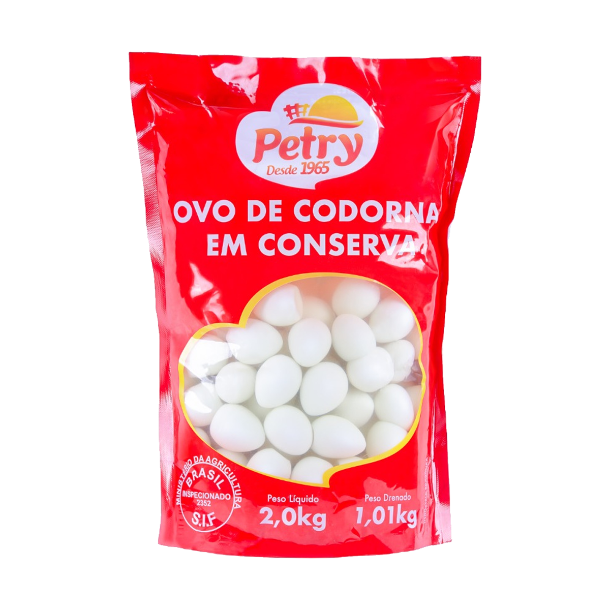 OVO CODORNA PETRY 1.01KG SC CONSERVA