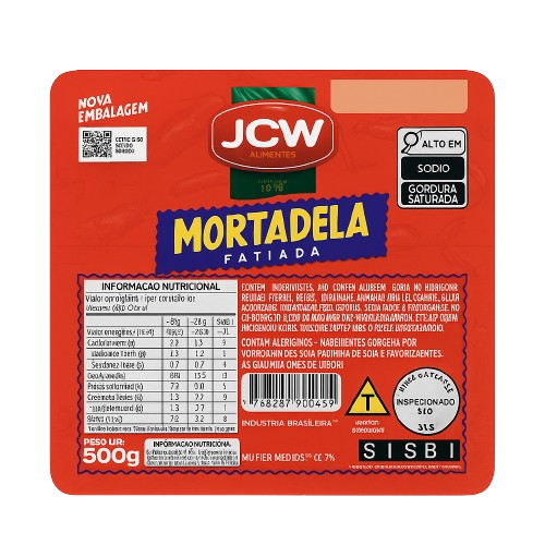 MORTADELA JCW 500G FAT C/TOUC