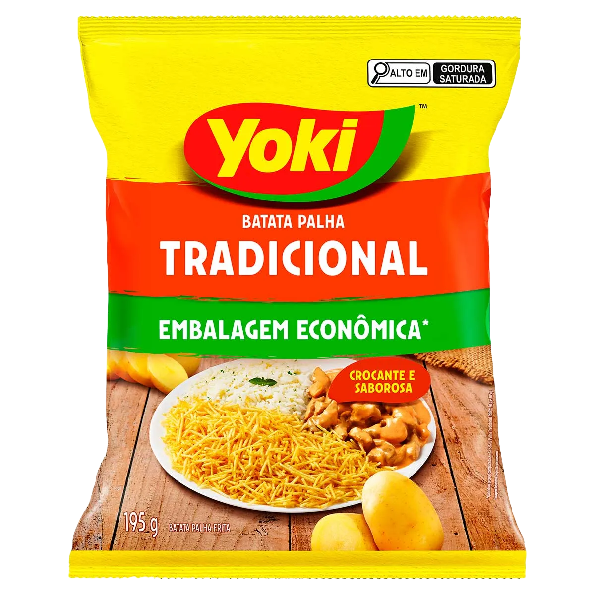 BATATA PALHA YOKI 195G EMB ECONOM TRAD
