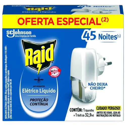 INSET RAID 32.9ML ELET LIQ AP/REF 45 NOIT