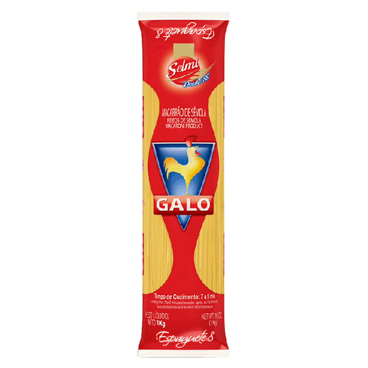 MASSA GALO 500G N8 ESPAGUETE