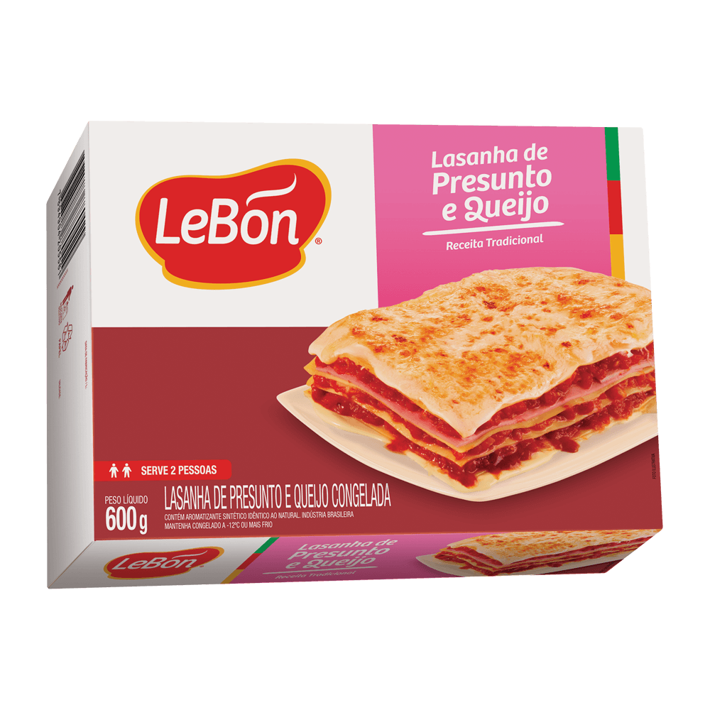 LASANHA LEBON 600G PRES/QJO