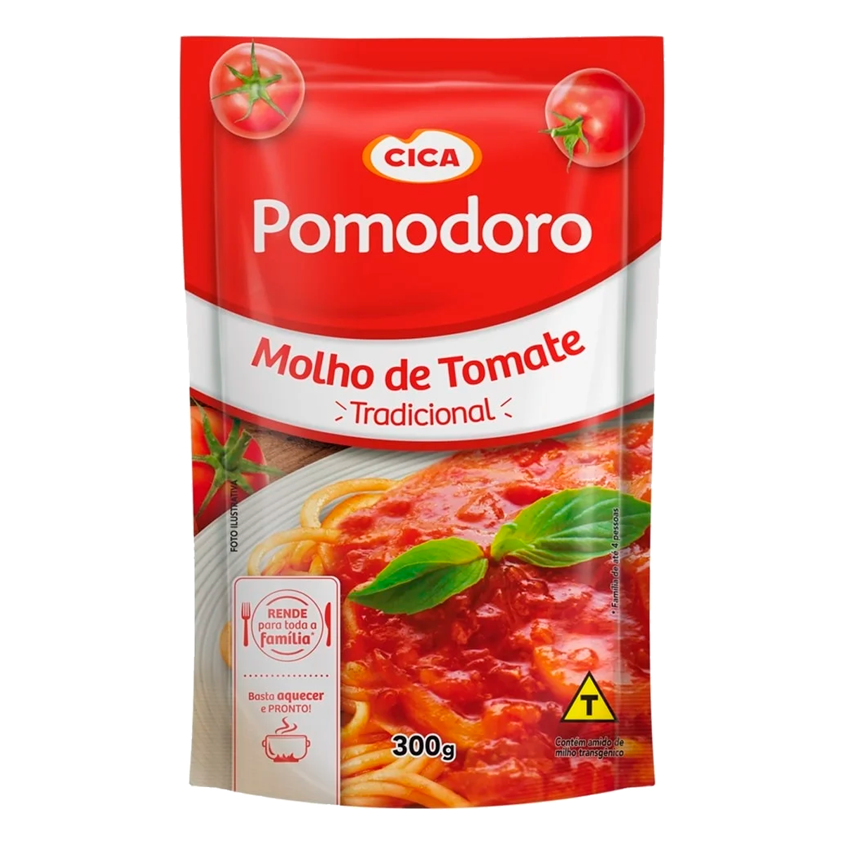 MOLHO TOMATE POMODORO 300G SC TRAD