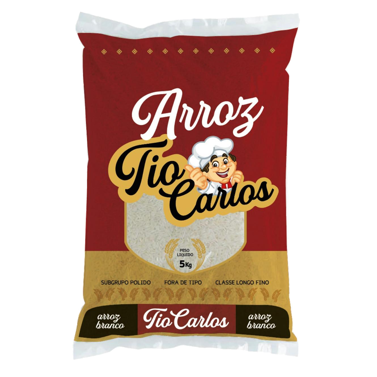 ARROZ TIO CARLOS 5KG BCO TP1