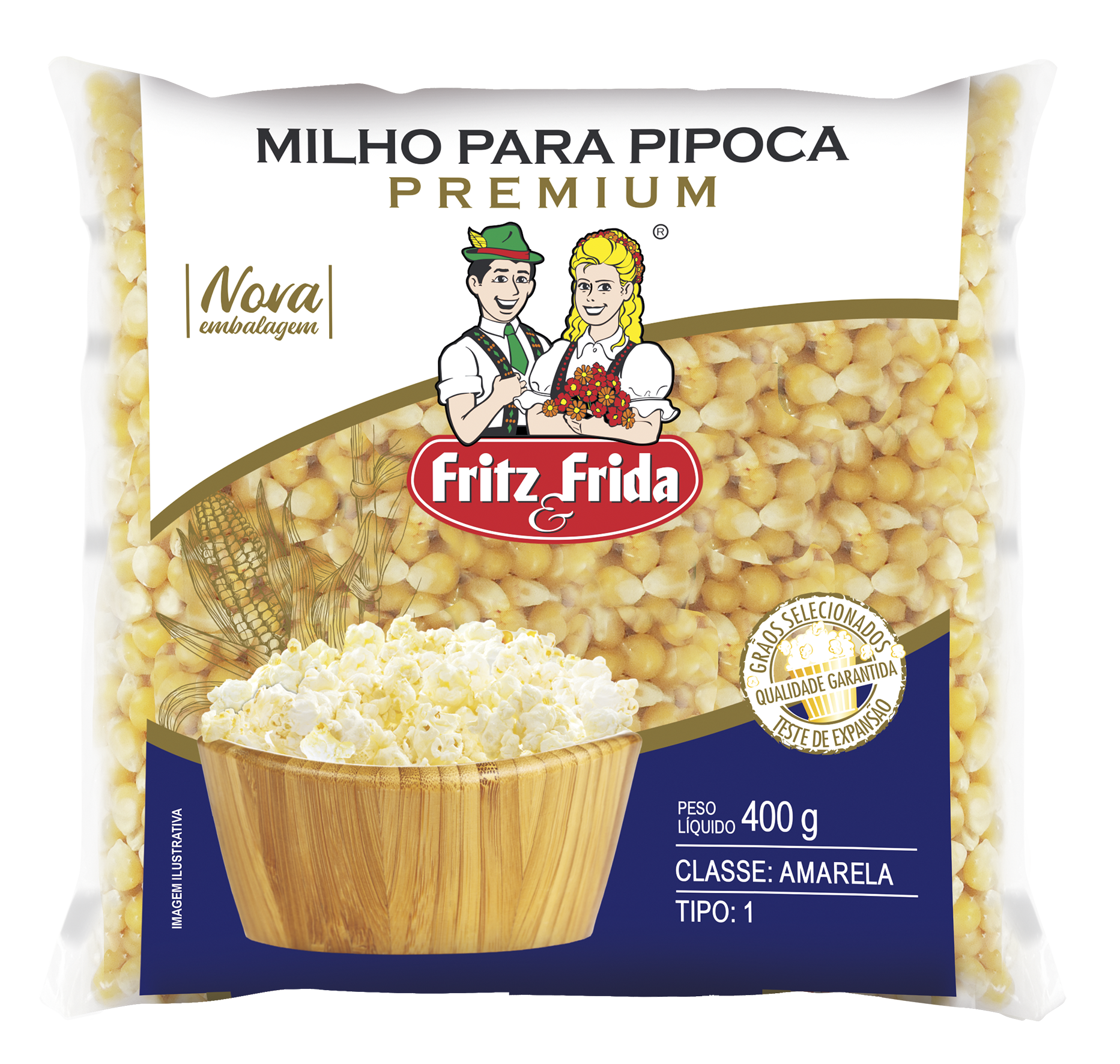 PIPOCA FRITZ&FRIDA 400G PREM