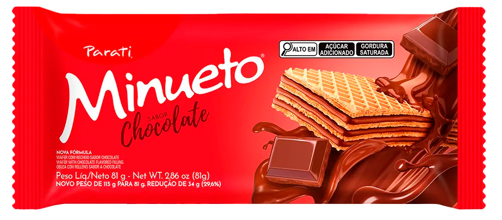 WAFER MINUETO 81G CHOC