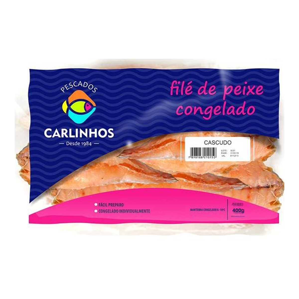 FILE PEIXE CARLINHOS 400G CASCUDINHO