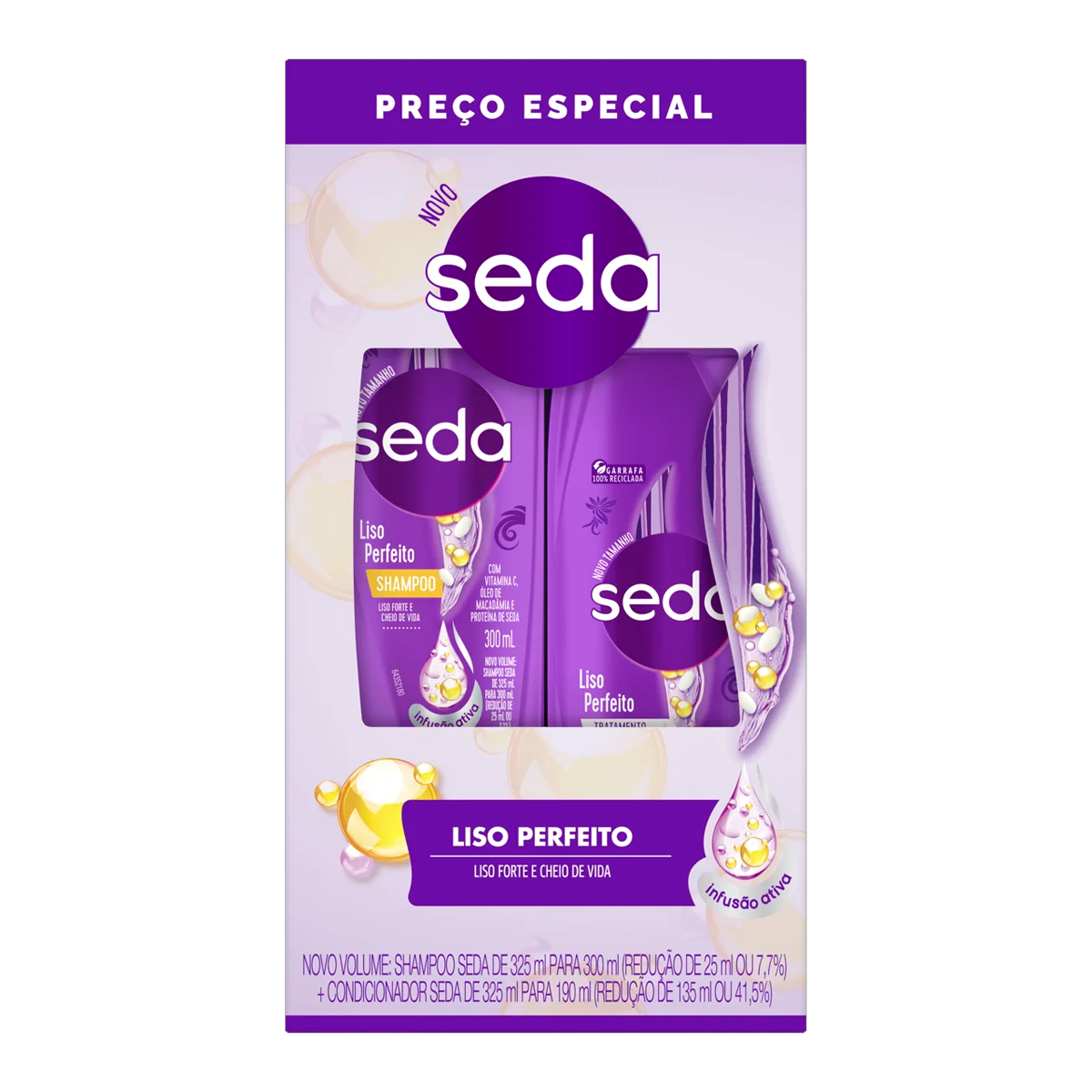 SHAM/COND SEDA 300ML/190ML CERAMIDAS