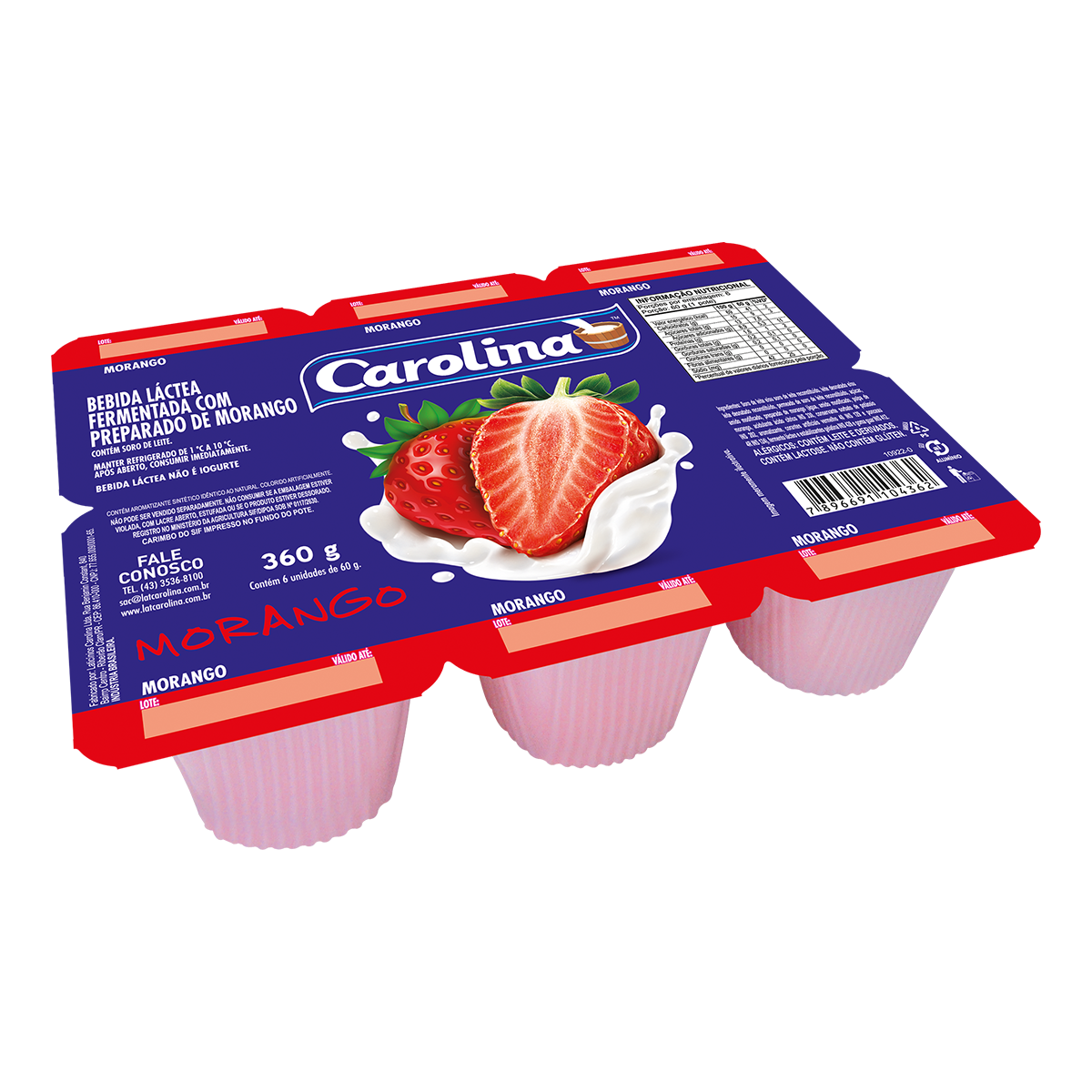 BEBIDA LACT CAROLINA 360G BDJ MOR