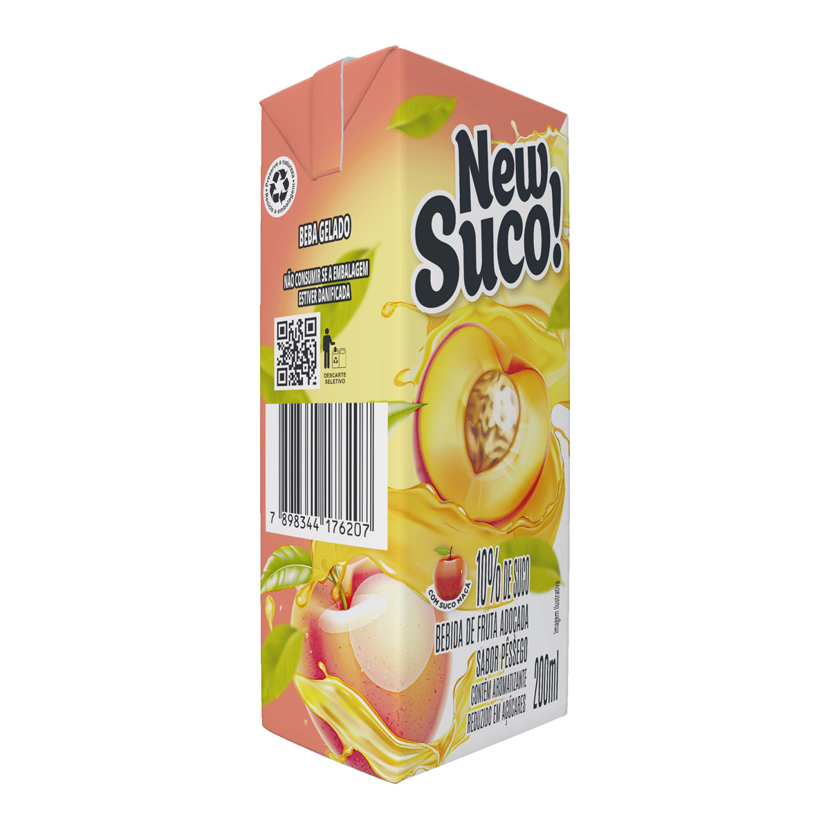 NECTAR NEW SUCO 200ML PESSEGO