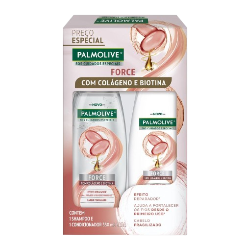 SHAM/COND PALMOLIVE 350ML FORCE