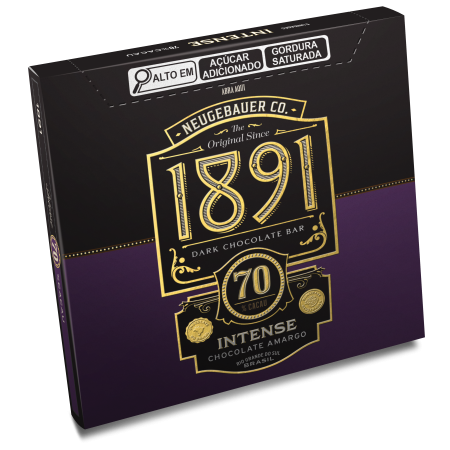 CHOC TABL NEUGEBAUER 45G INTENS 70% 1891 MEIO AMAR