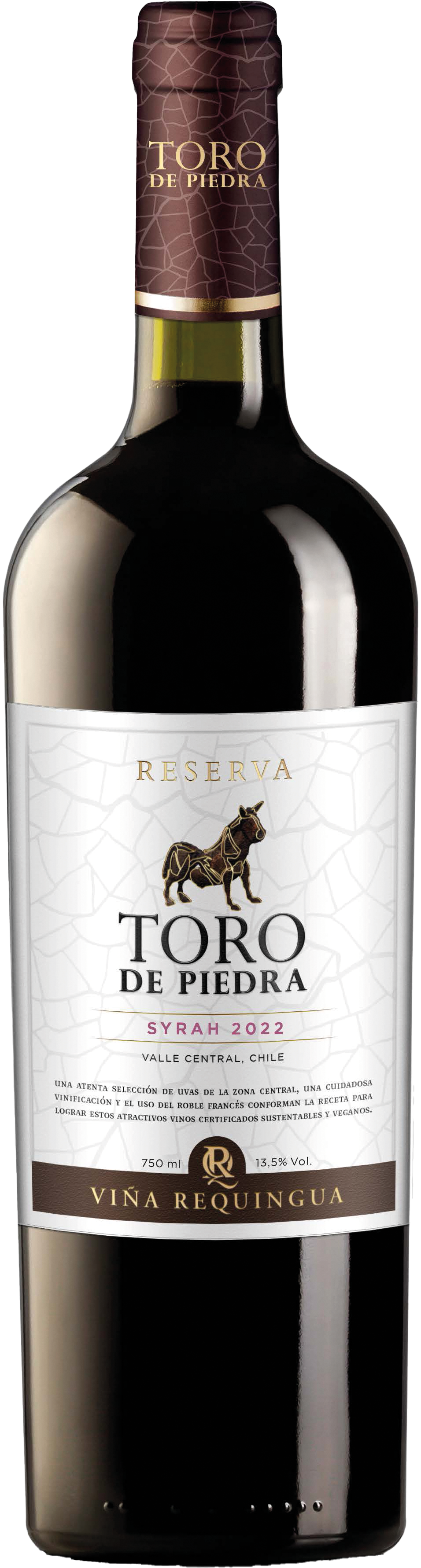 VINHO TORO DE PIEDRA 750ML RESERV TTO SYRAH