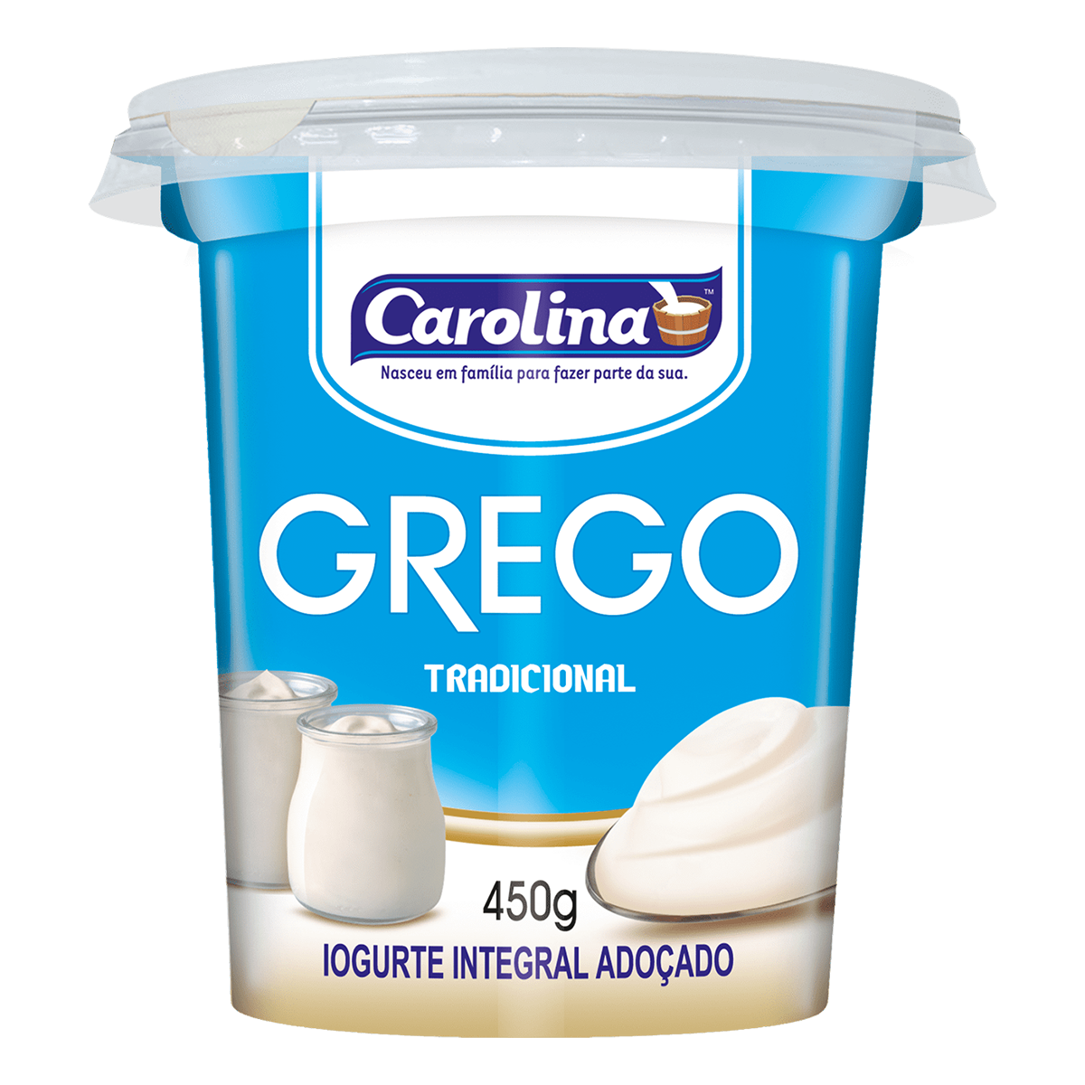 IOGURTE CAROLINA 450G GREGO TRAD
