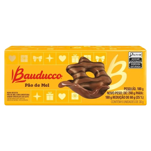 PAO MEL BAUDUCCO 180G ESPECIAL COBER/CHOC