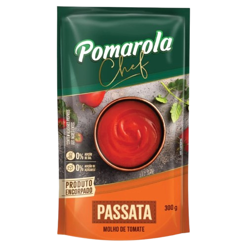 MOLHO TOMATE POMAROLA CHEF 300G SC PASSATA