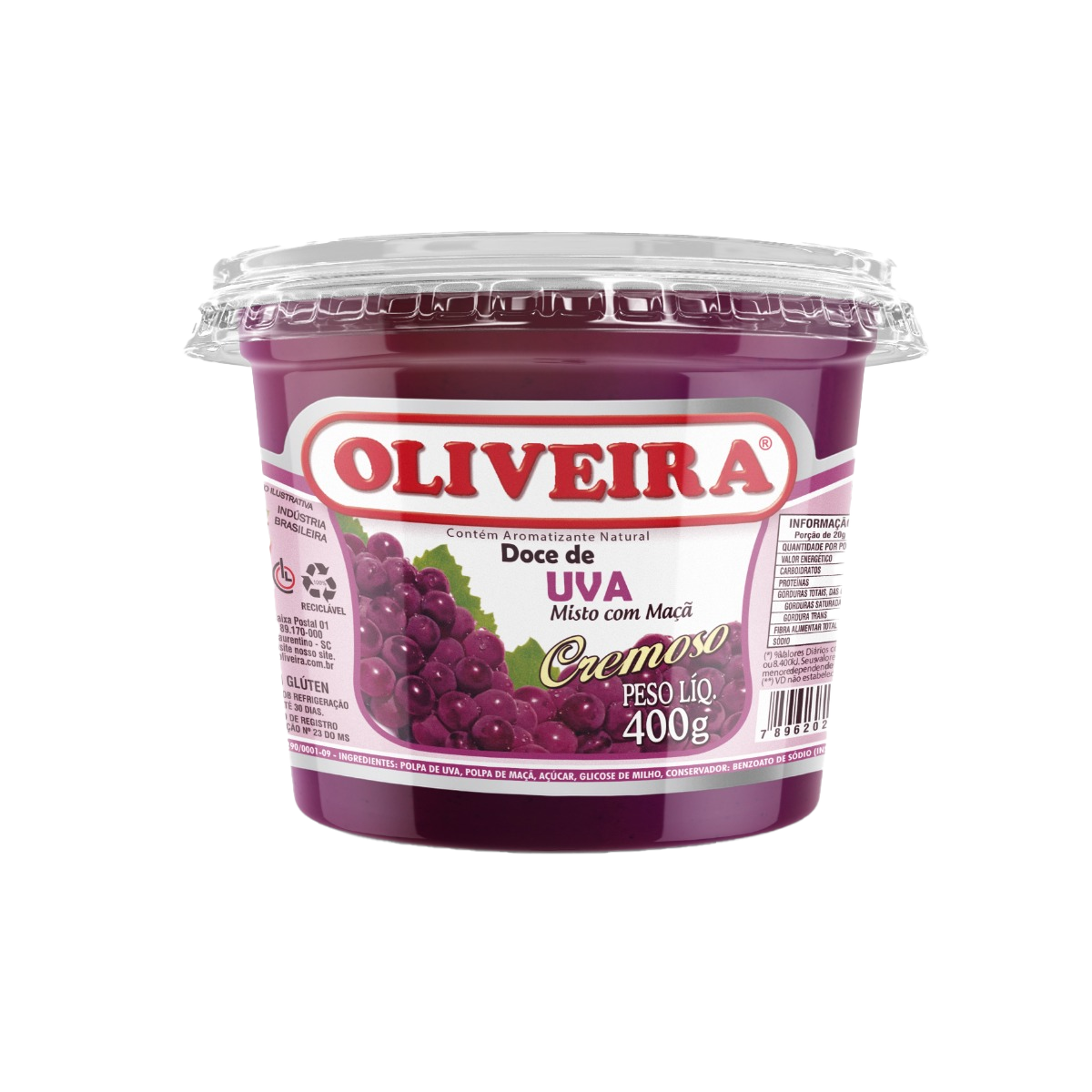 DOCE OLIVEIRA 400G UVA