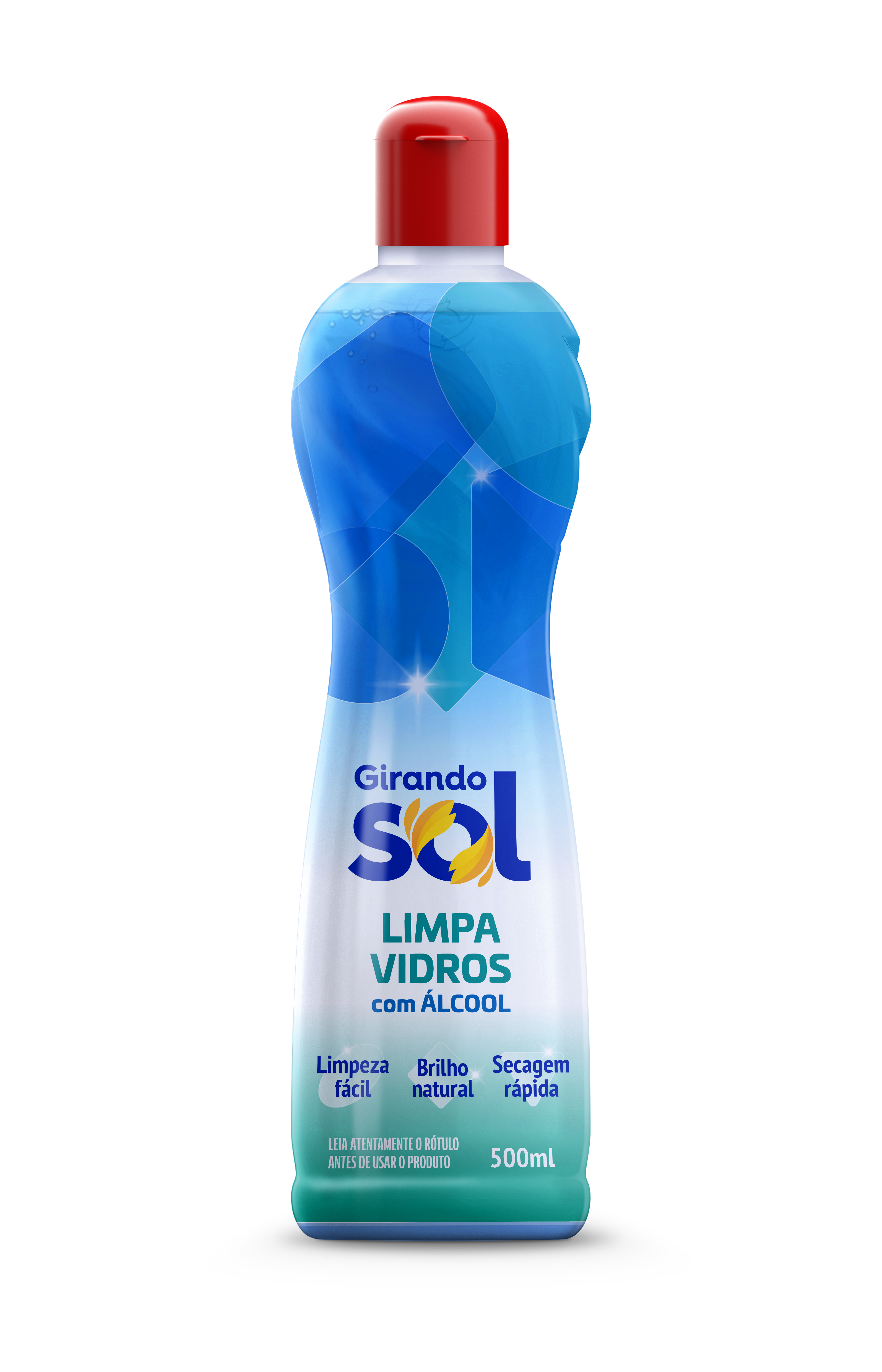 LIMP VIDROS GIRANDO SOL 500ML C/ALCOOL