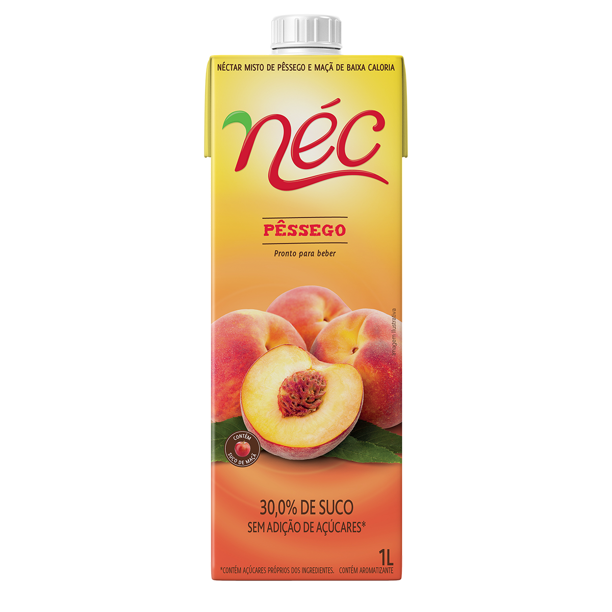 NECTAR NEC 1L TP PESSEGO/MACA