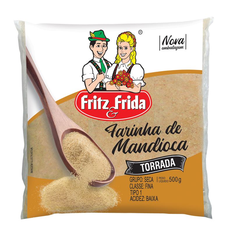 FARINHA MAND FRITZ&FRIDA 500G TOR