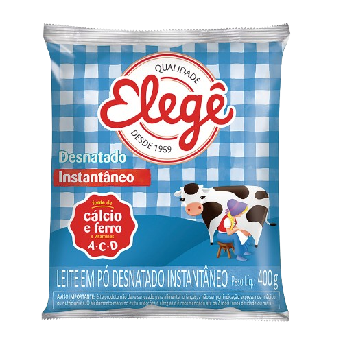 LEITE PO ELEGE 400G SC DESN