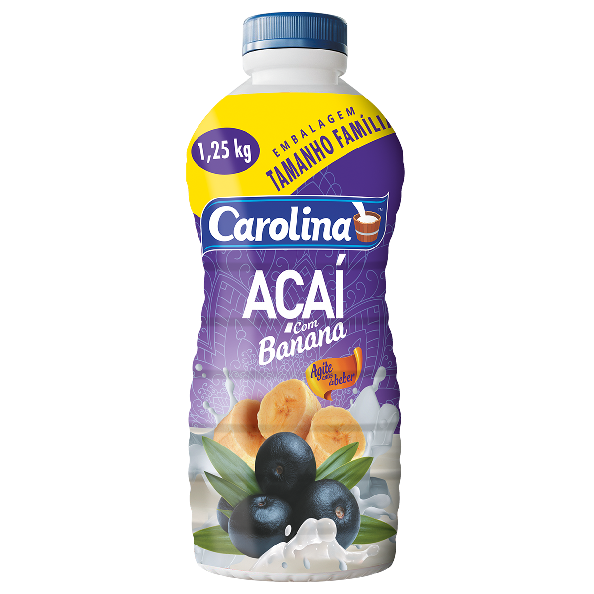 BEBIDA LACT CAROLINA 1.250G ACAI/BANANA