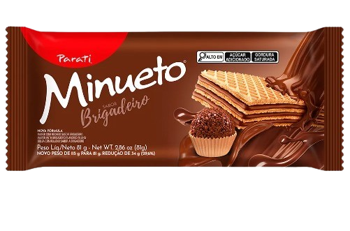 WAFER MINUETO 81G BRIGADEIRO