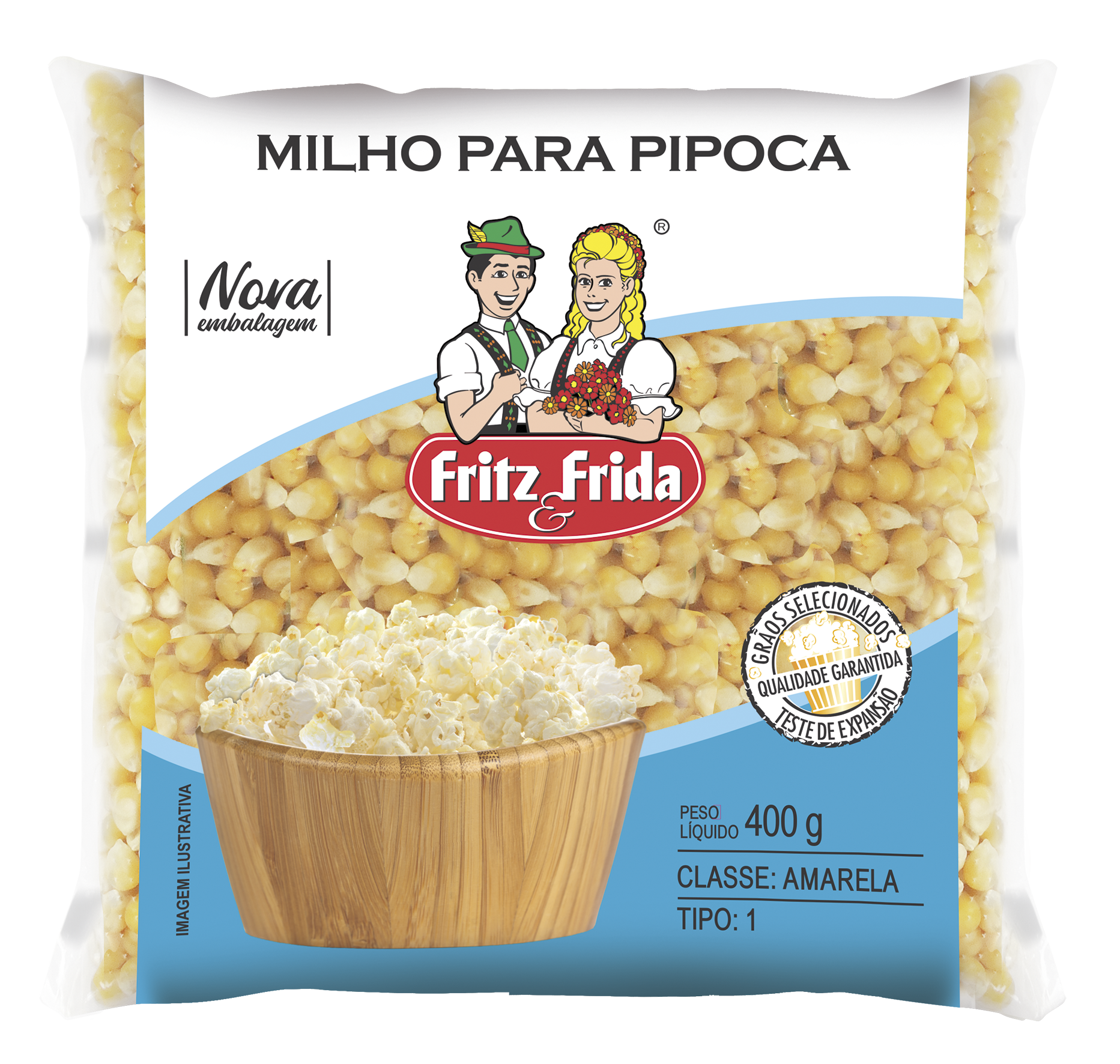 PIPOCA FRITZ&FRIDA 400G NAC