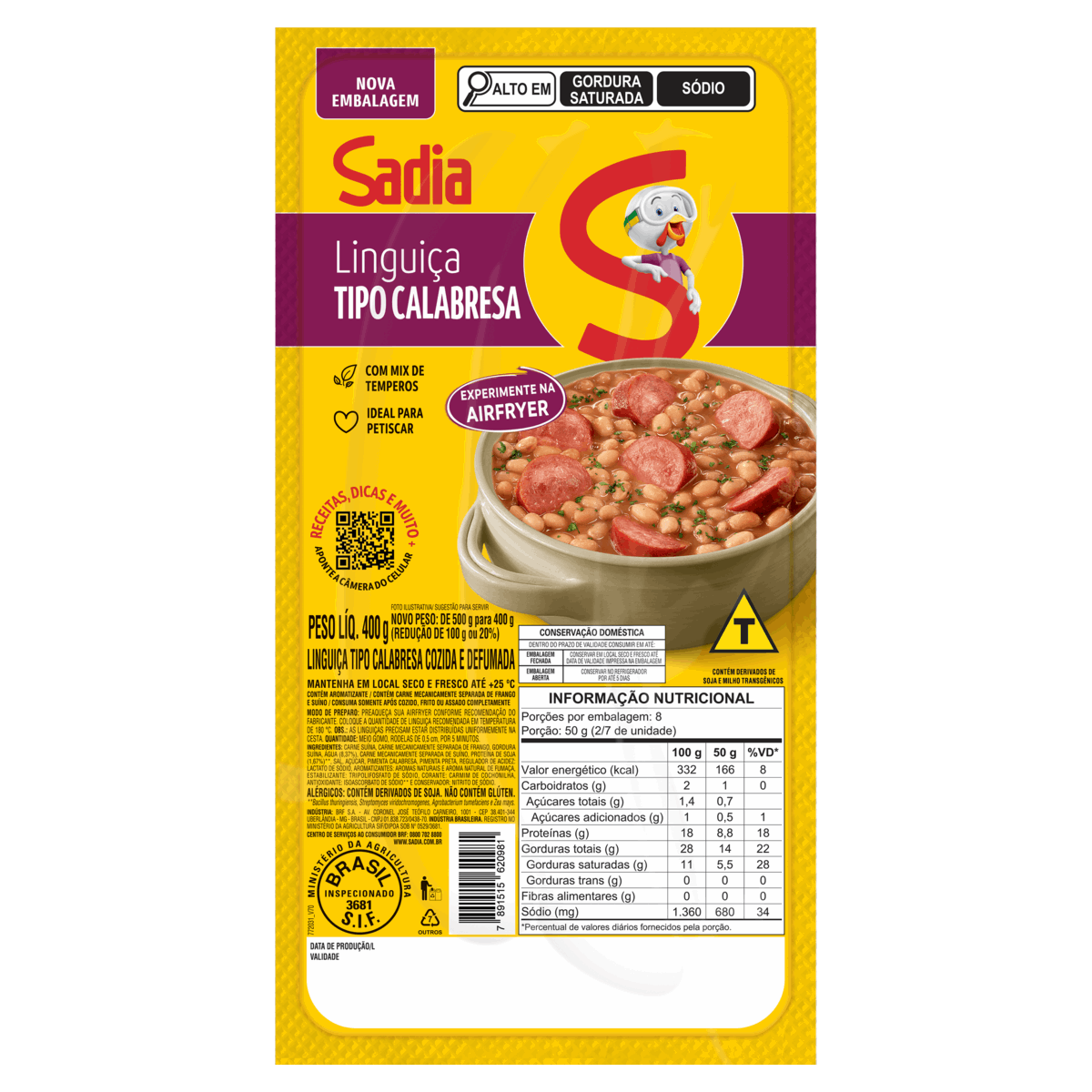 LING SADIA 400G CALAB