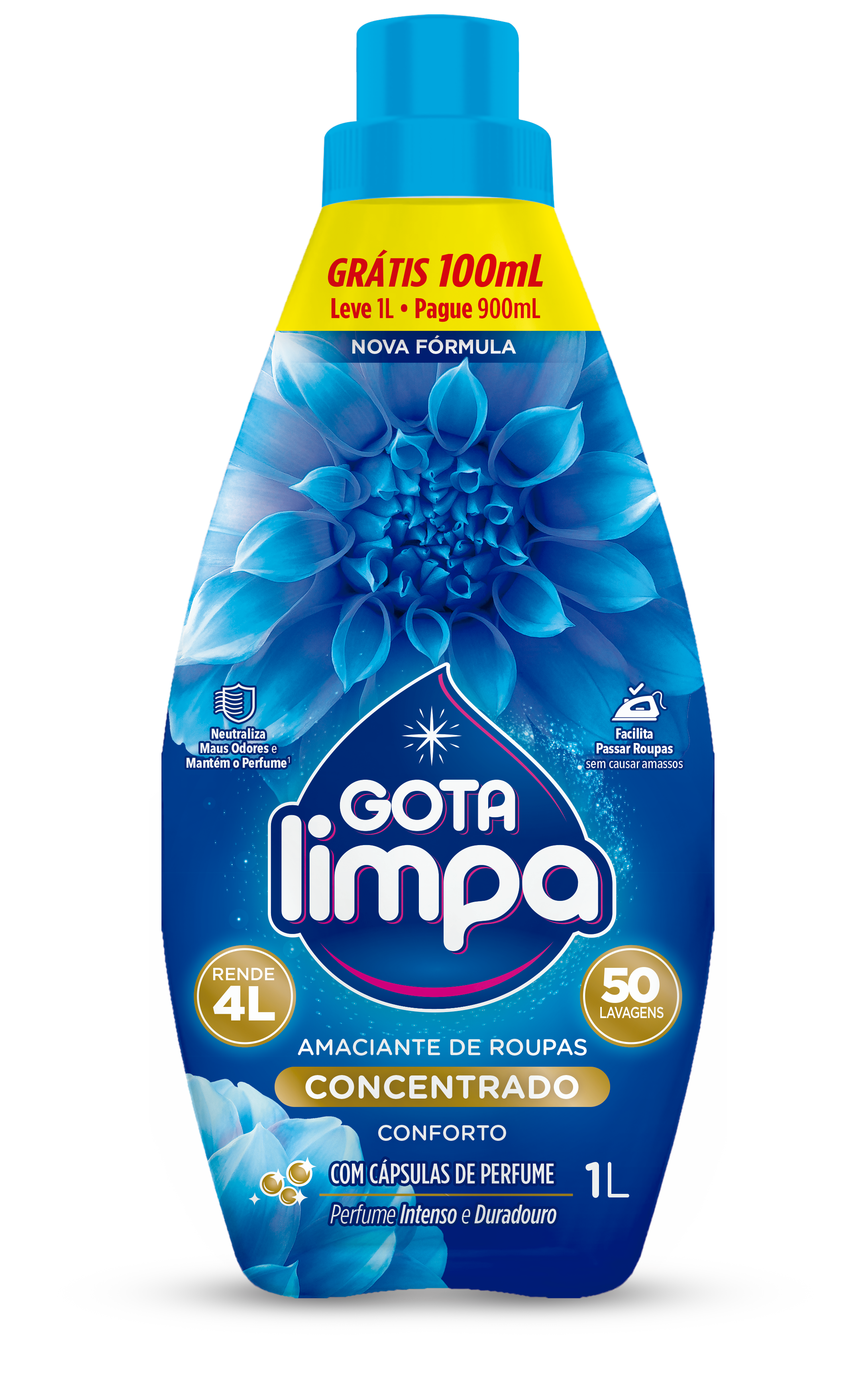 AMAC GOTA LIMPA 1L CONC GT100ML CONFORTO
