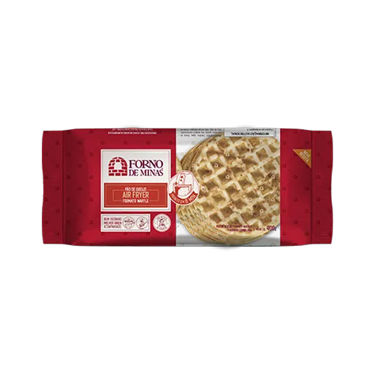 PAO QJO FORNO MINAS 400G WAFFLE ASSADO CONG