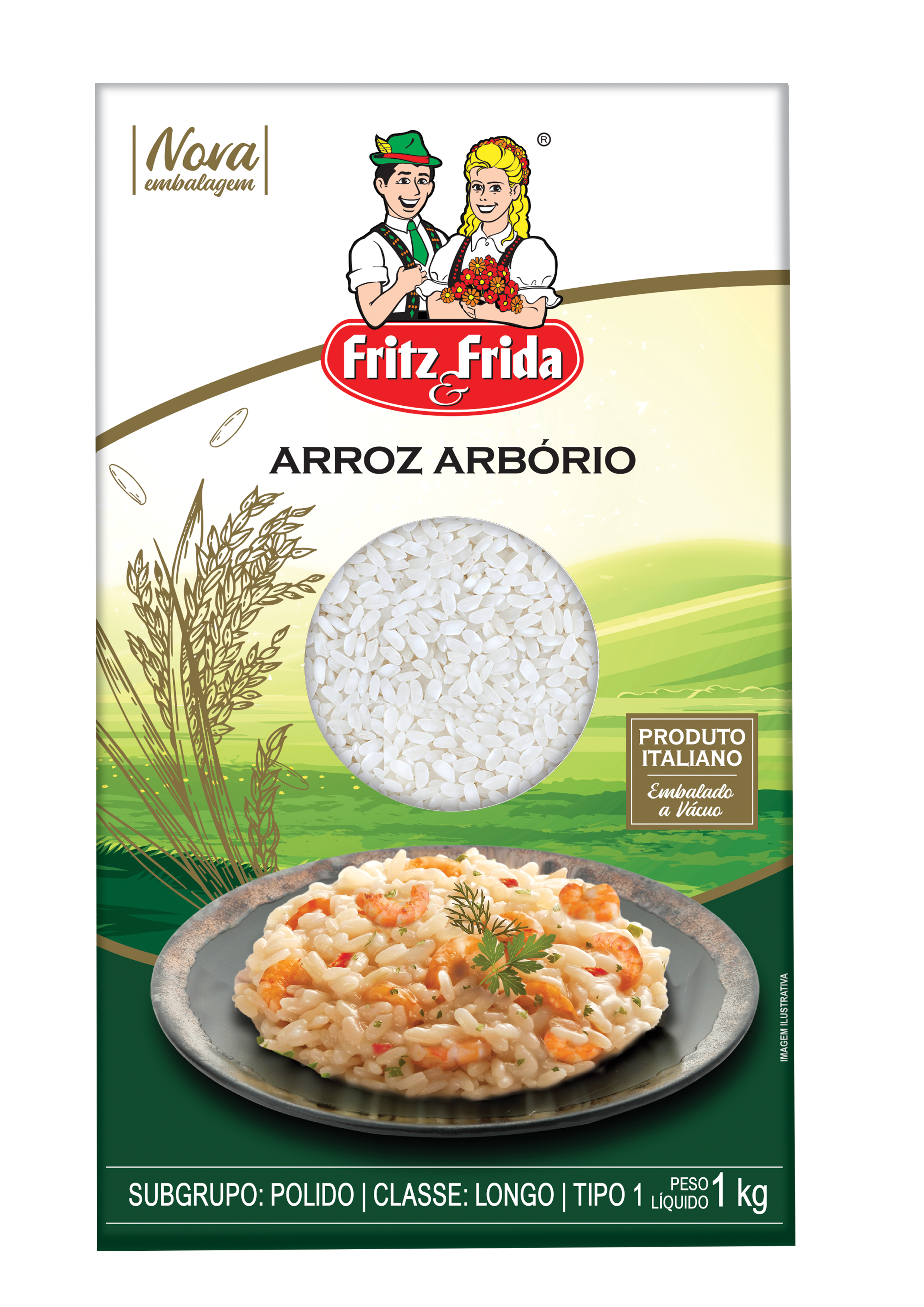 ARROZ FRITZ&FRIDA 1KG ARBORIO
