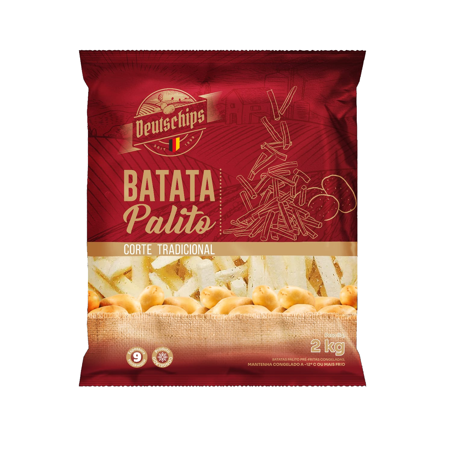 BATATA DEUTSCHIPS 2KG CONG