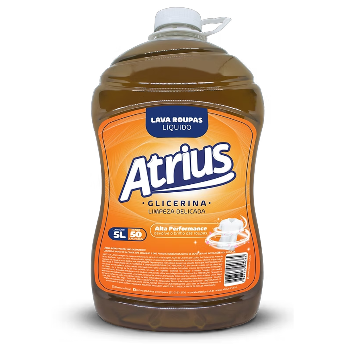 LAVA ROUPA ATRIUS 5L GLICERINA