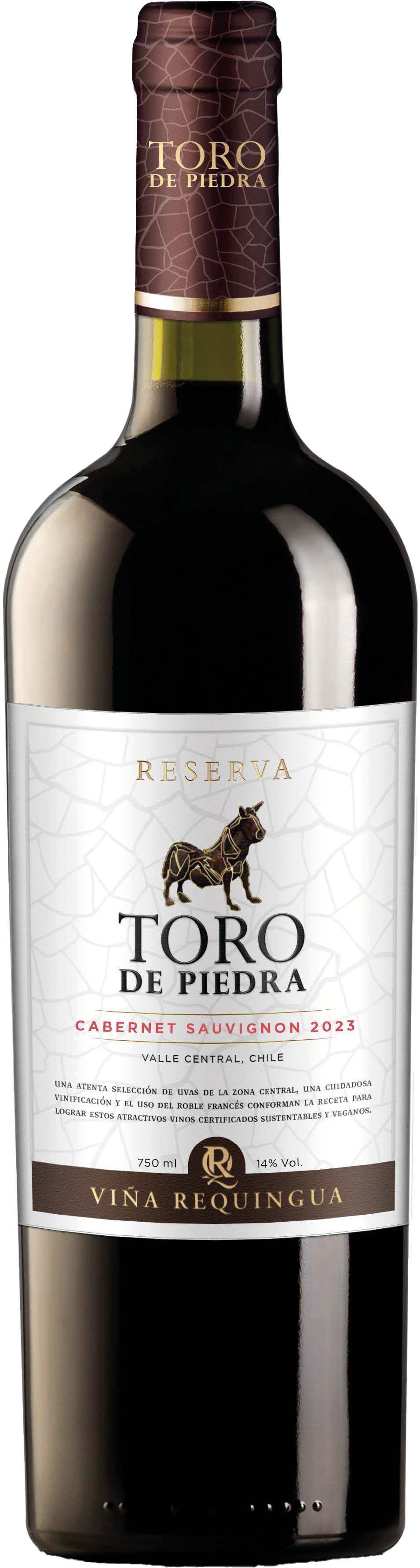 VINHO TORO DE PIEDRA 750ML RESERV TTO CAB SAUVIG