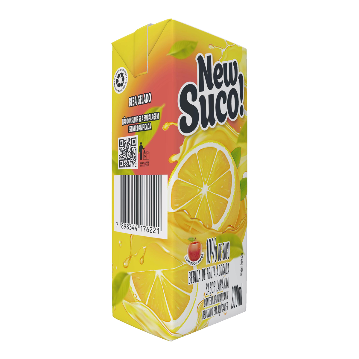 NECTAR NEW SUCO 200ML LARANJA
