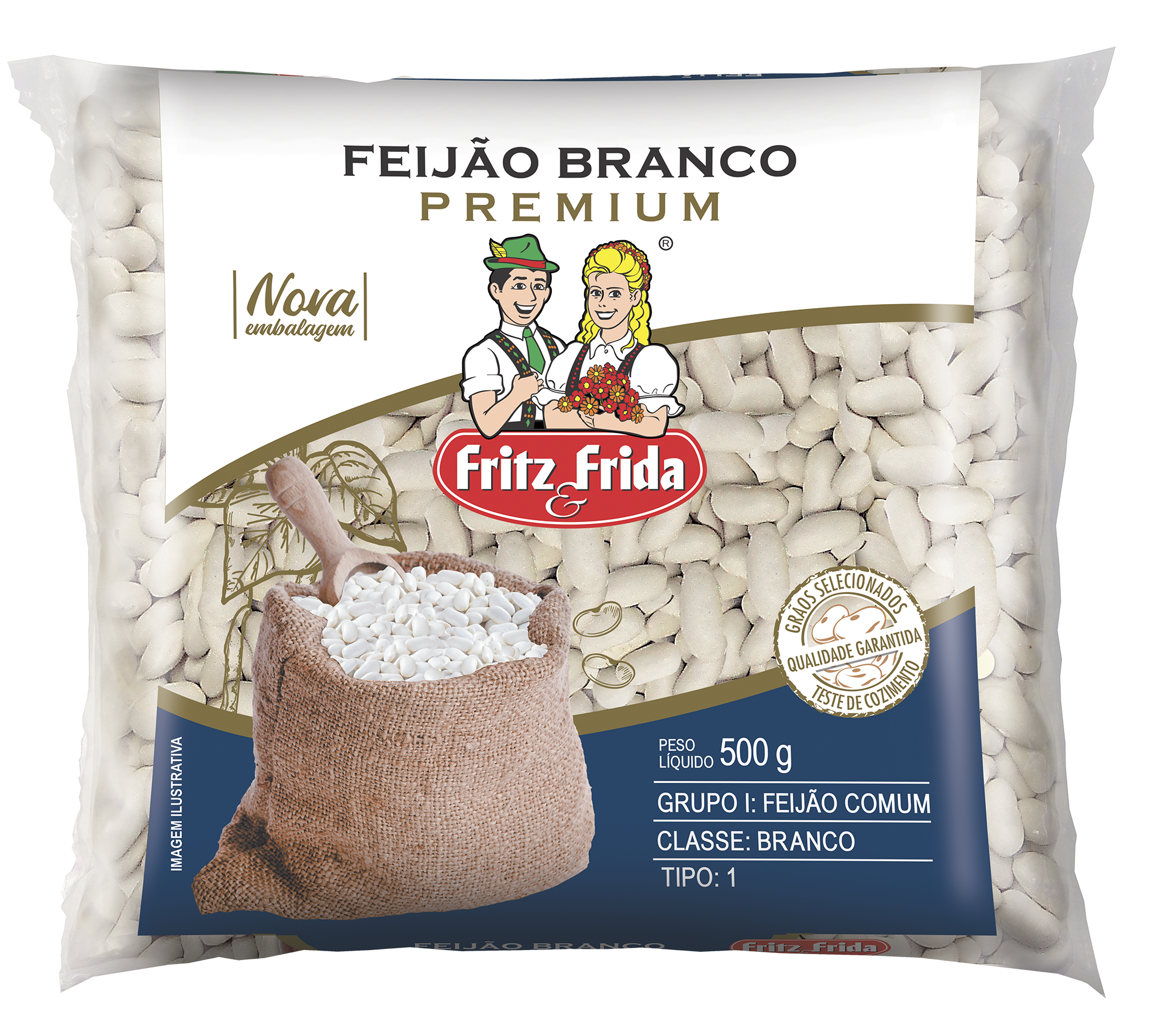 FEIJAO FRITZ&FRIDA 500G BCO