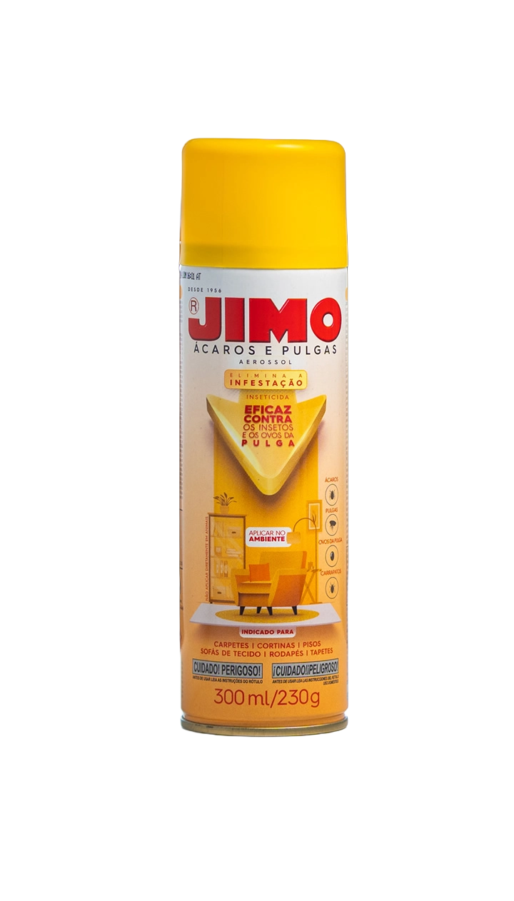 INSET JIMO 300ML AER ACAROS/PULGAS