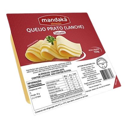 QUEIJO MANDAKA 150G PRATO LANCHE FAT