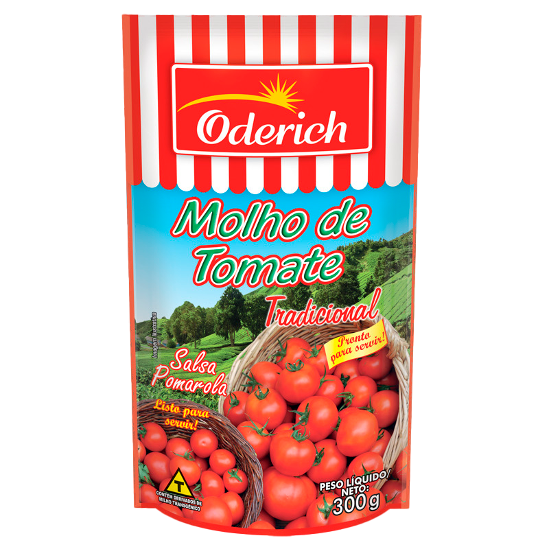 MOLHO TOMATE ODERICH 300G SC TRAD