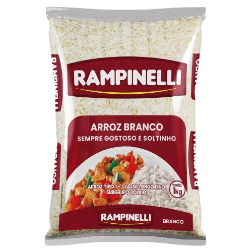 ARROZ RAMPINELLI 1KG BCO TP1