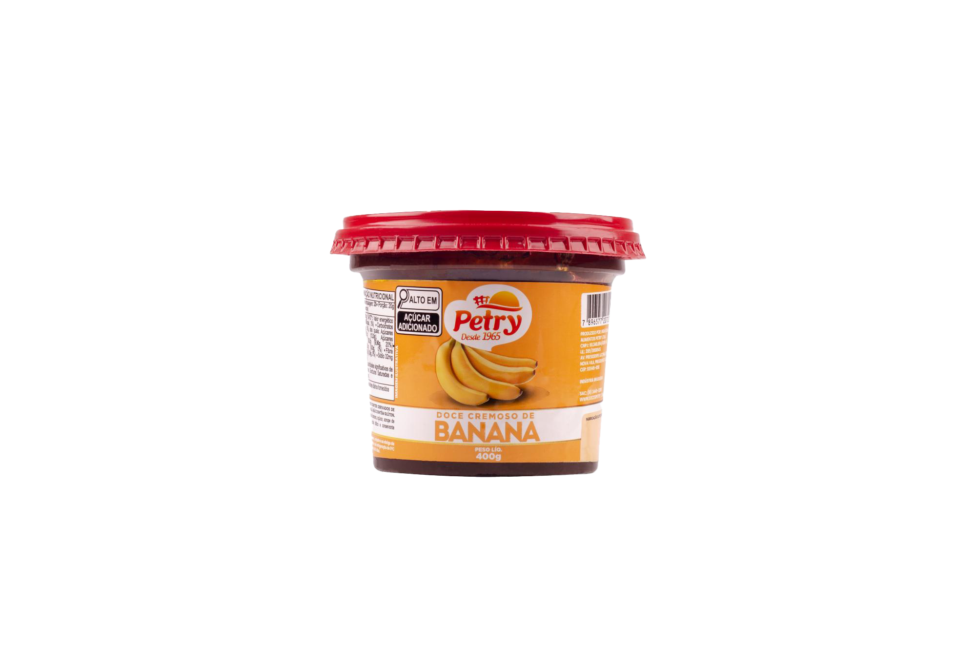 DOCE CREM PETRY 400G BANANA