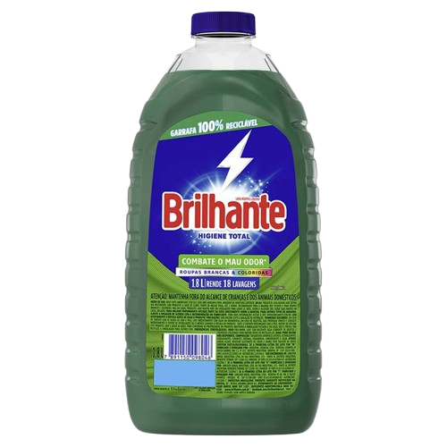 LAVA ROUPA BRILHANTE 1.8L HIGIENE TOTAL